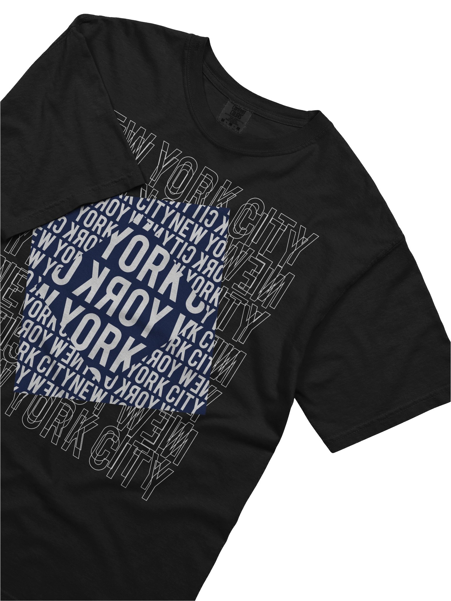 Retro New York City Urban Typography T-Shirt for Casual Wear product image (5)