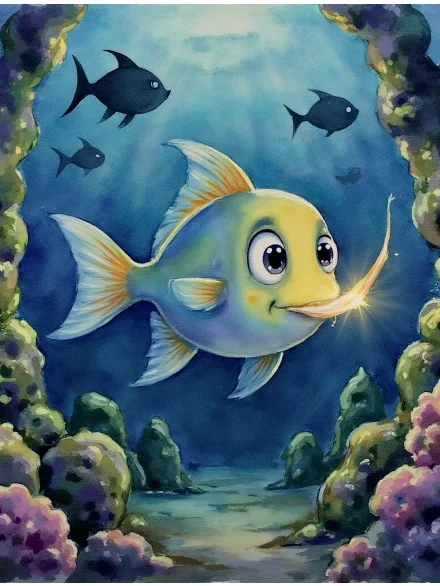 Sparkle's Bright Idea: A Glowing Tale of Courage and Friendship in the Deep Dark Sea product image (3)