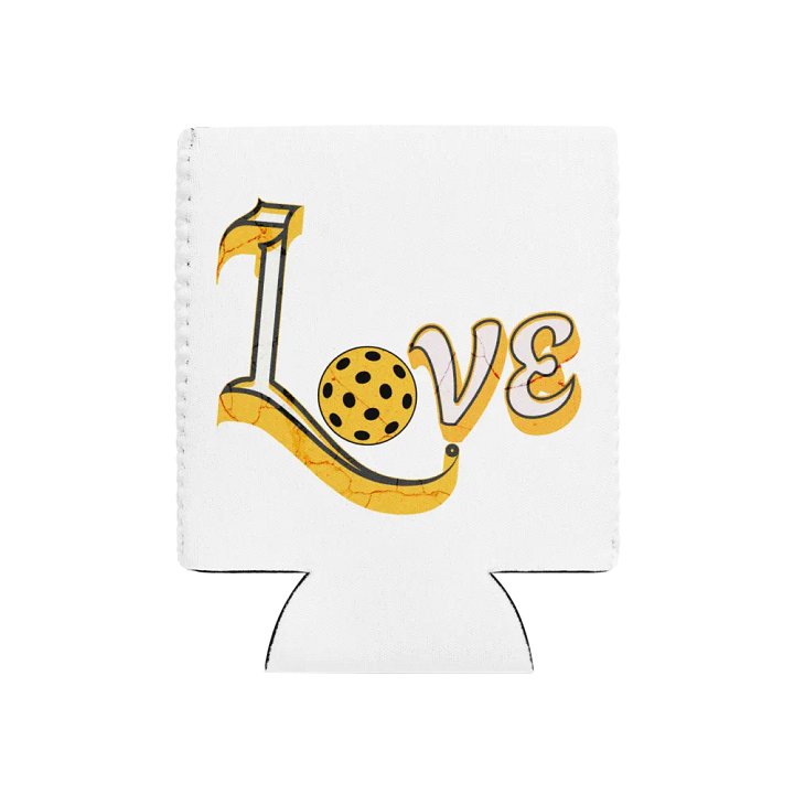 Love Pickleball Coozie Can Cooler product image (1)