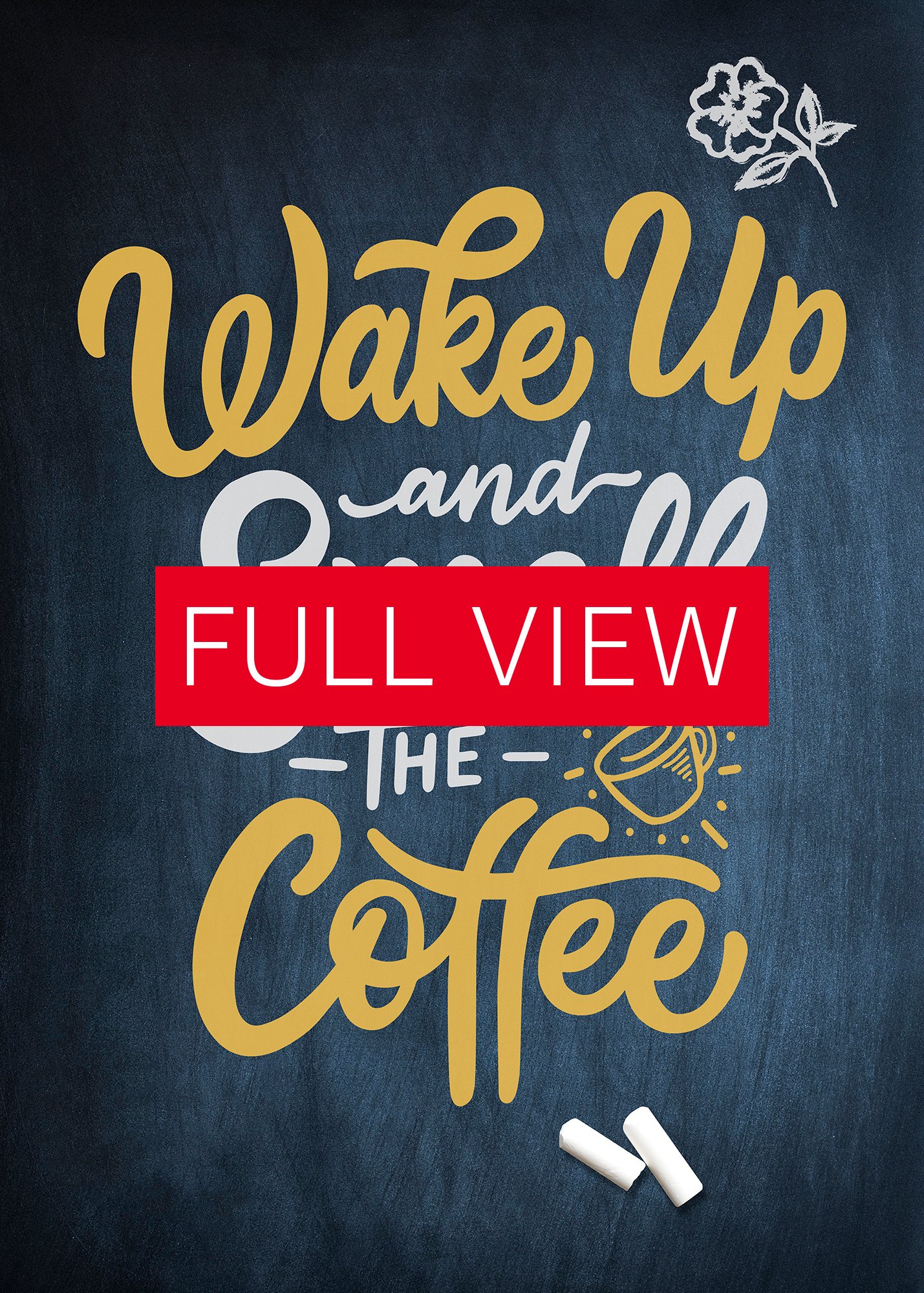Coffee Lettering Poster Print, Good Morning Coffee Poster, Coffee Lover Gift, Coffee Station Wall Art —Trendy Kitchen Wall Art,Kitchen Decor product image (3)