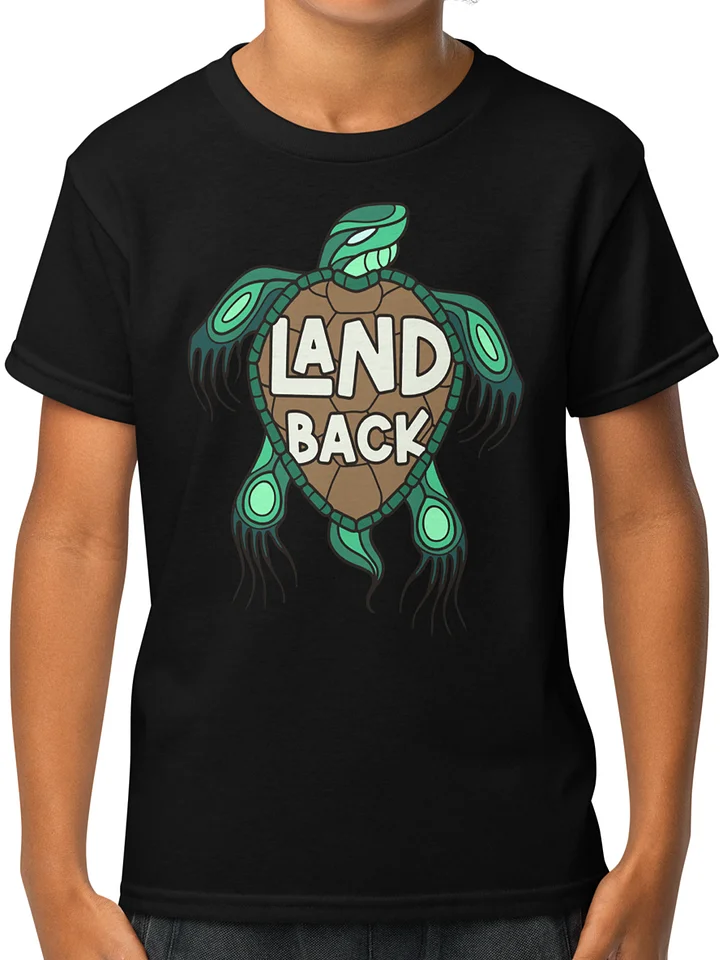 Land Back Turtle | Youth T-Shirt product image (1)