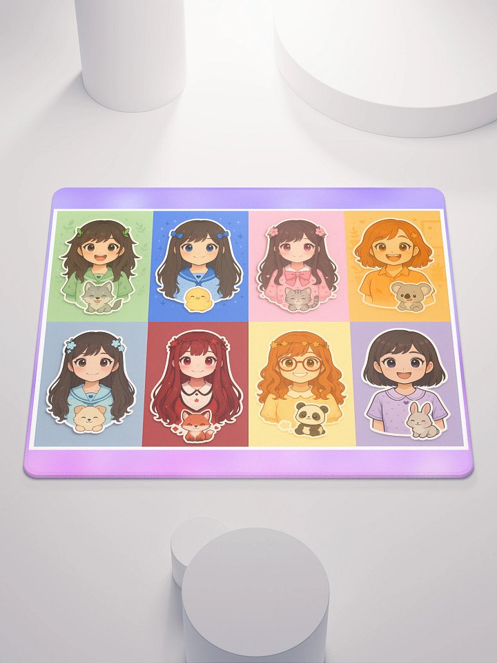 Cute Girl Mousepad product image (1)