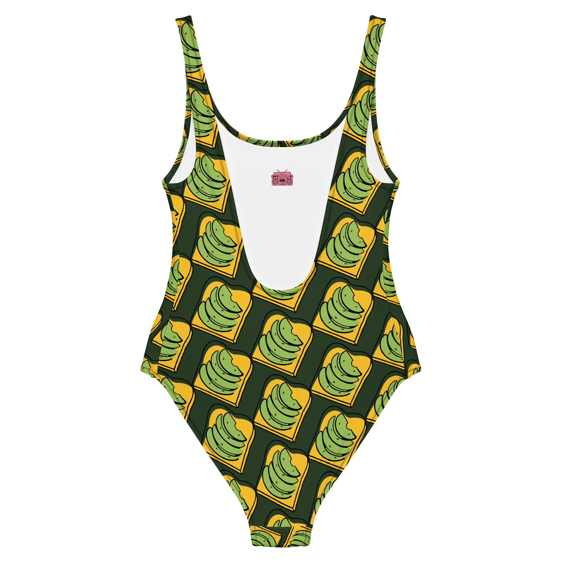 Avocado Toast - One Piece - Dark Green Swimsuit product image (6)
