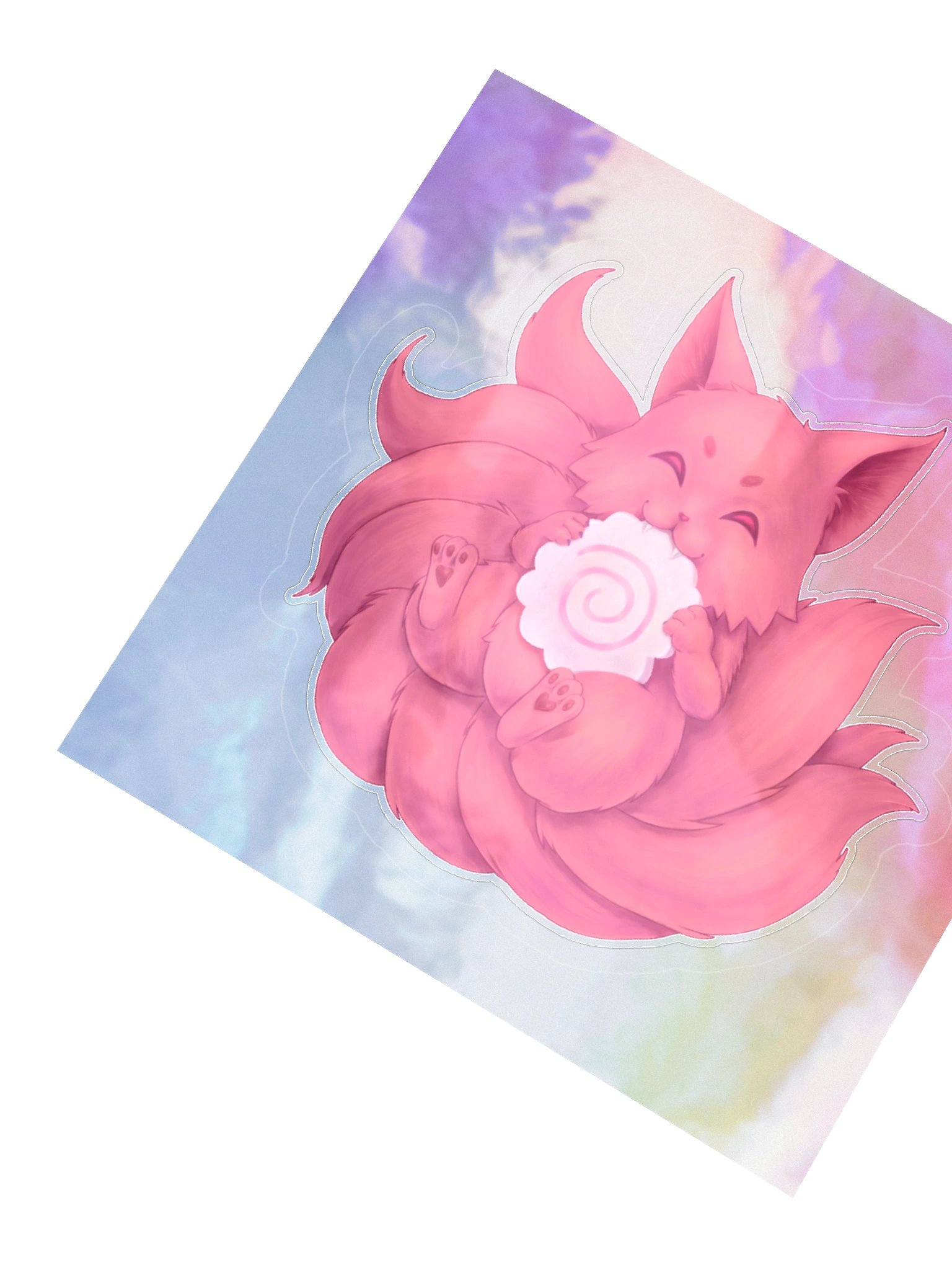 Cute Kitsune Sticker product image (5)