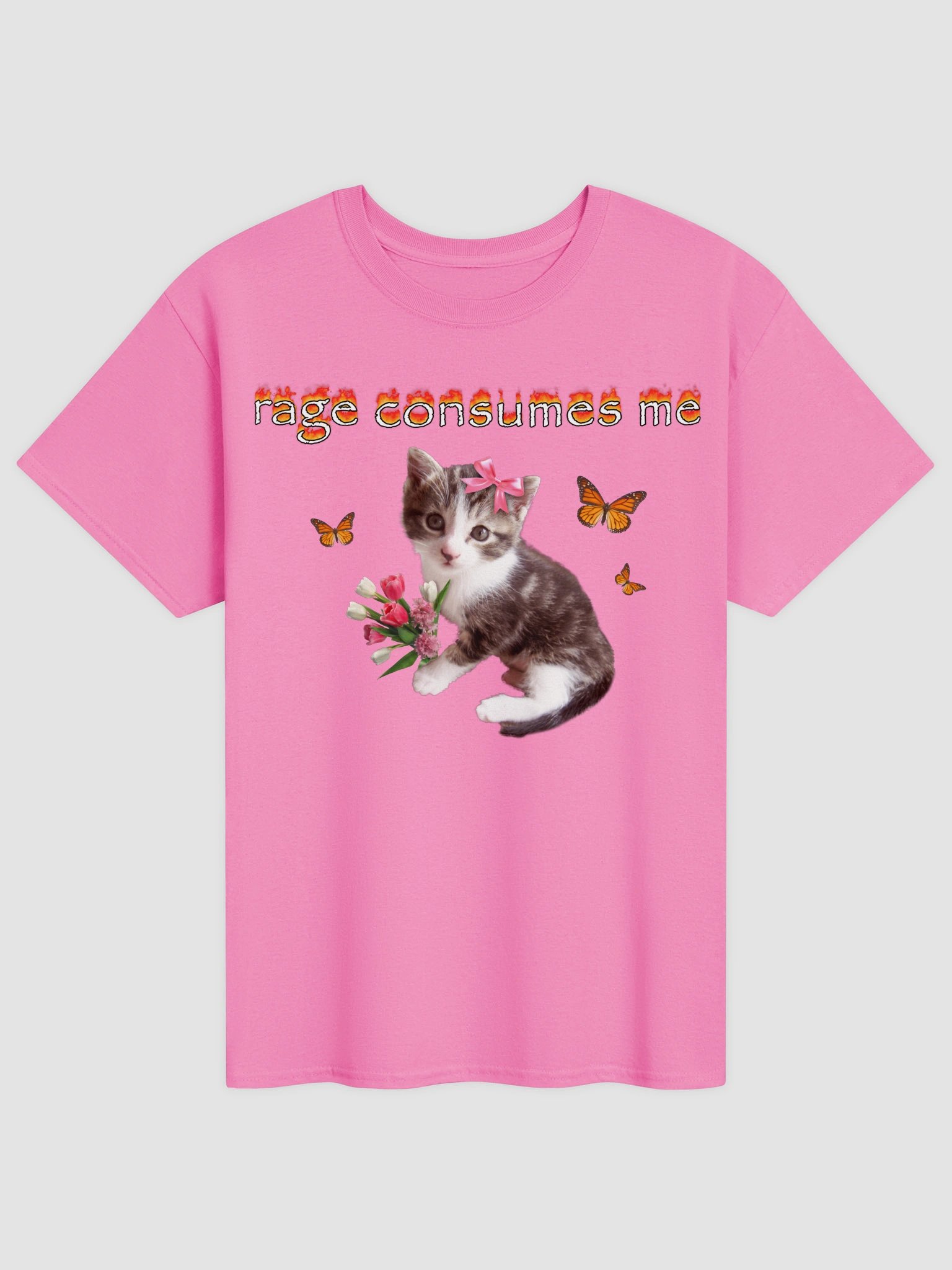 Rage Consumes Me Cat T-shirt product image (42)