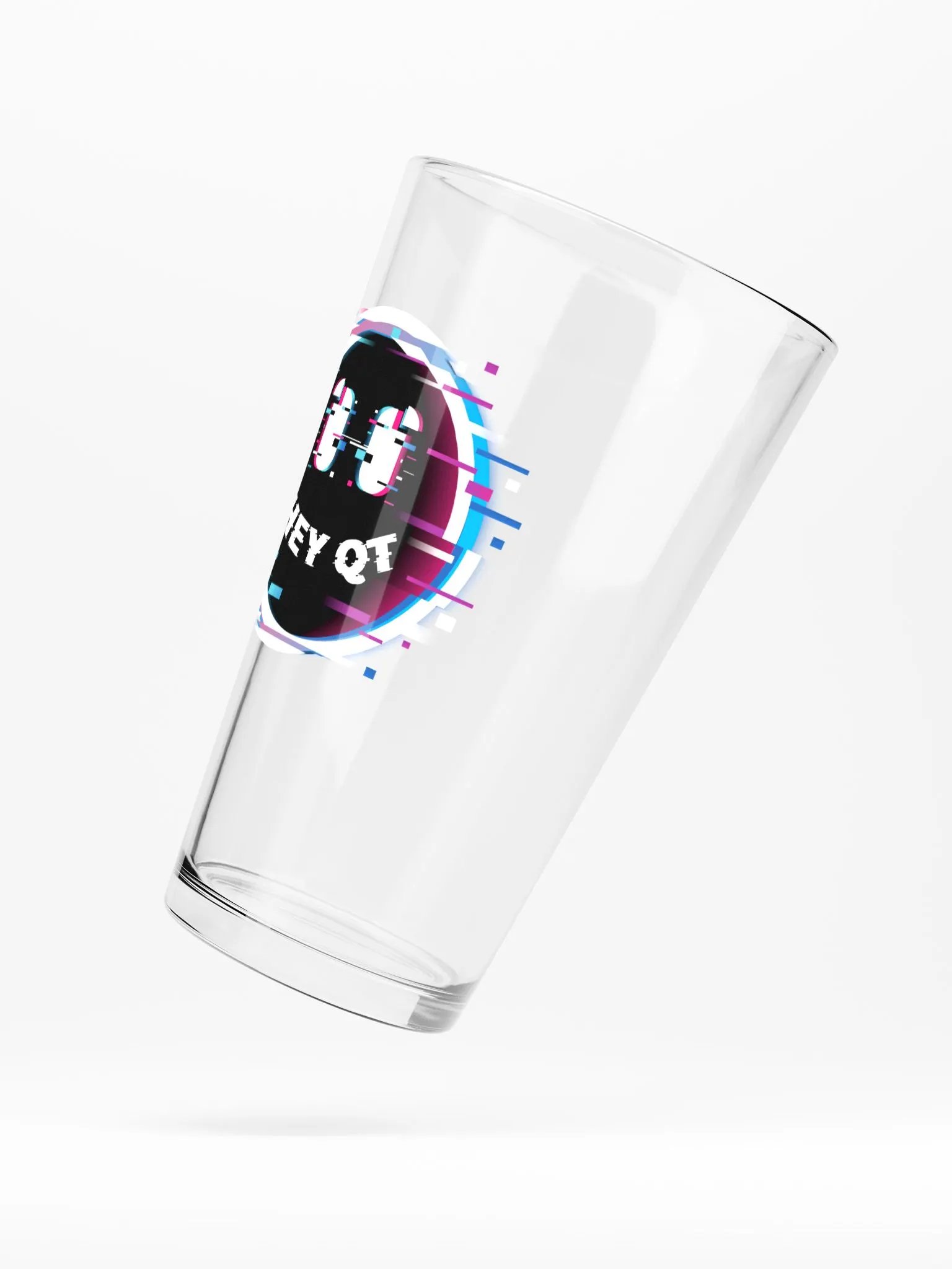 Glitch Hey QT Pint Glass product image (5)