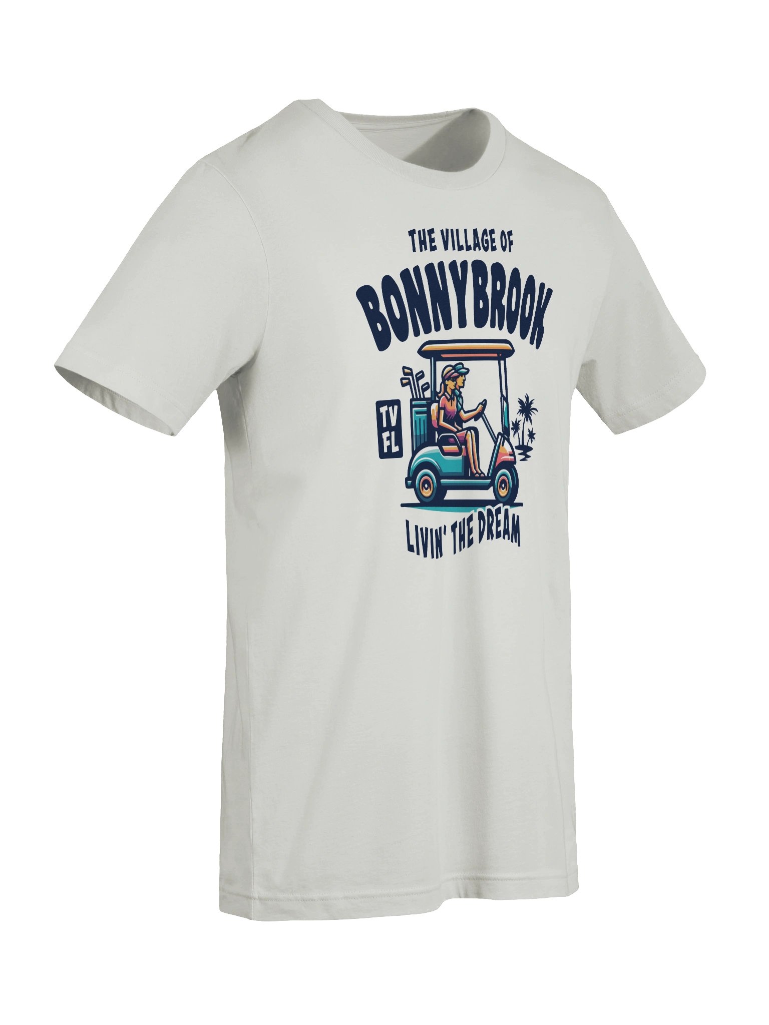 The Village of Bonnybrook TV FL Golf Cart Design T-Shirt product image (80)
