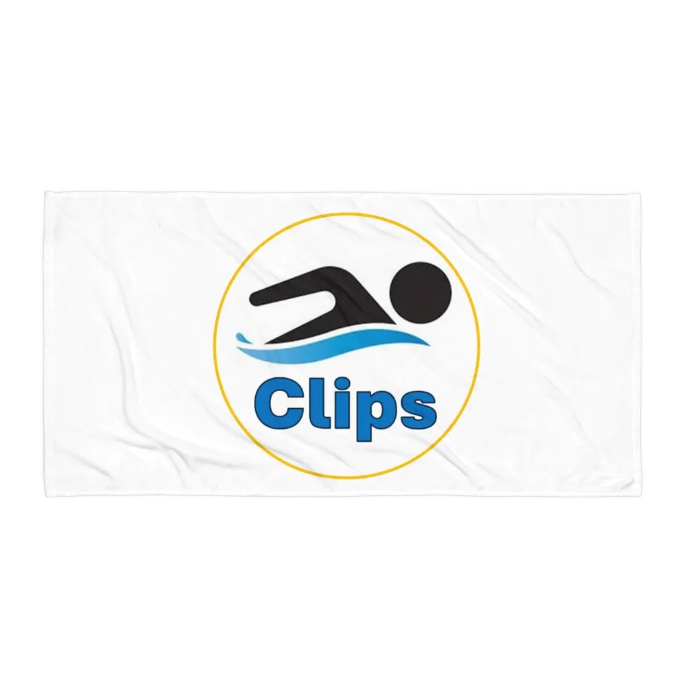 SwimClips Towel (Yellow) product image (1)