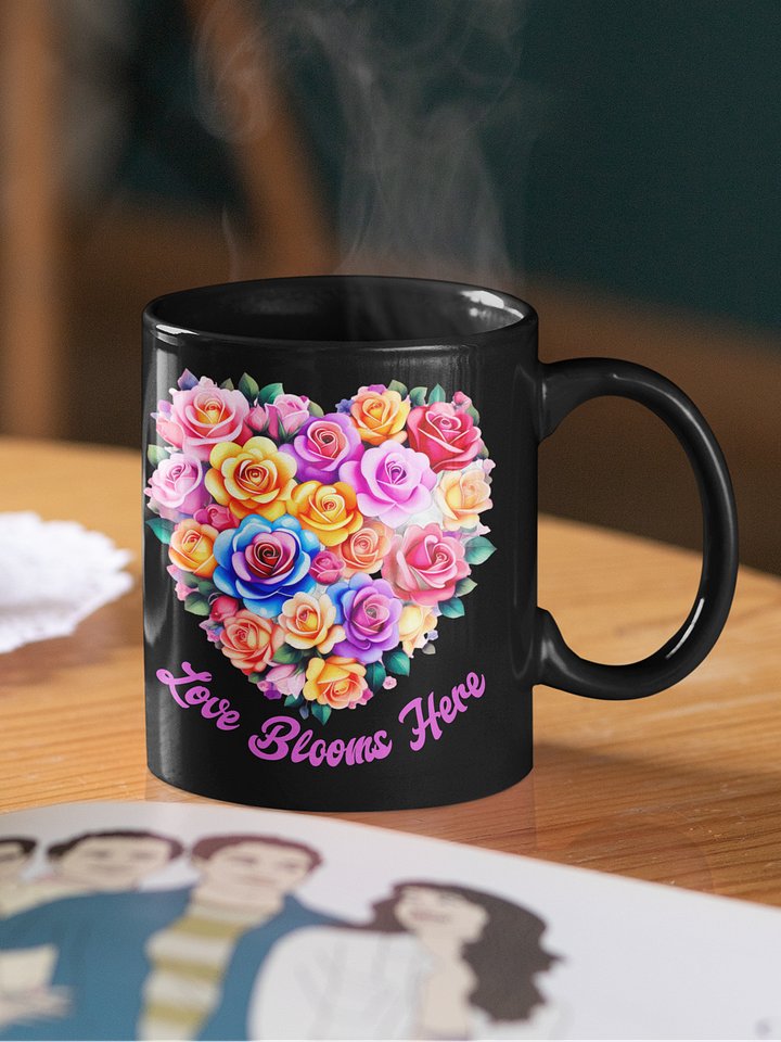 Sip in Love: Love Blooms Here Coffee Mug product image (1)