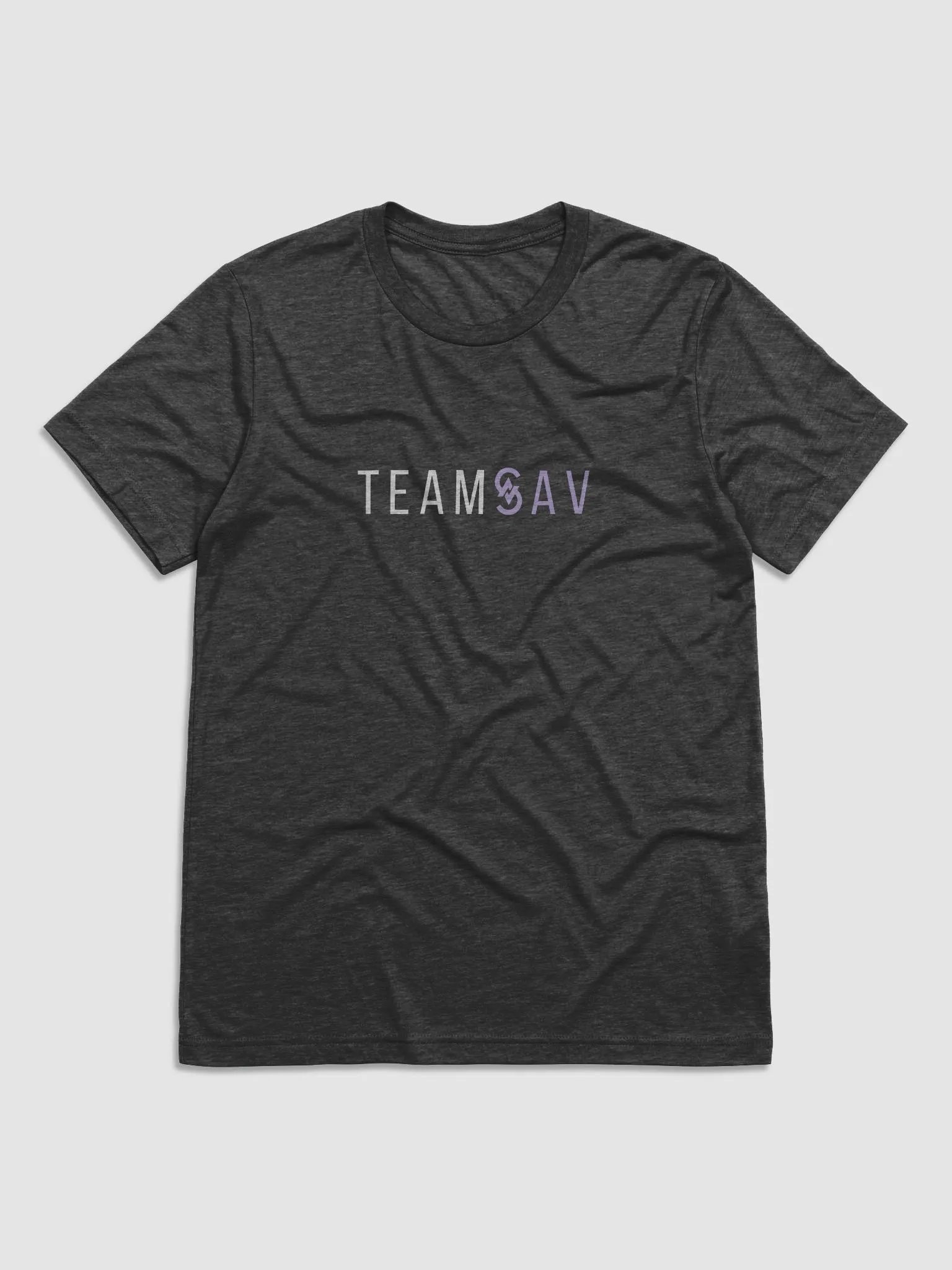 TeamSav Shirt (Unisex)- White + Purple Logo product image (10)