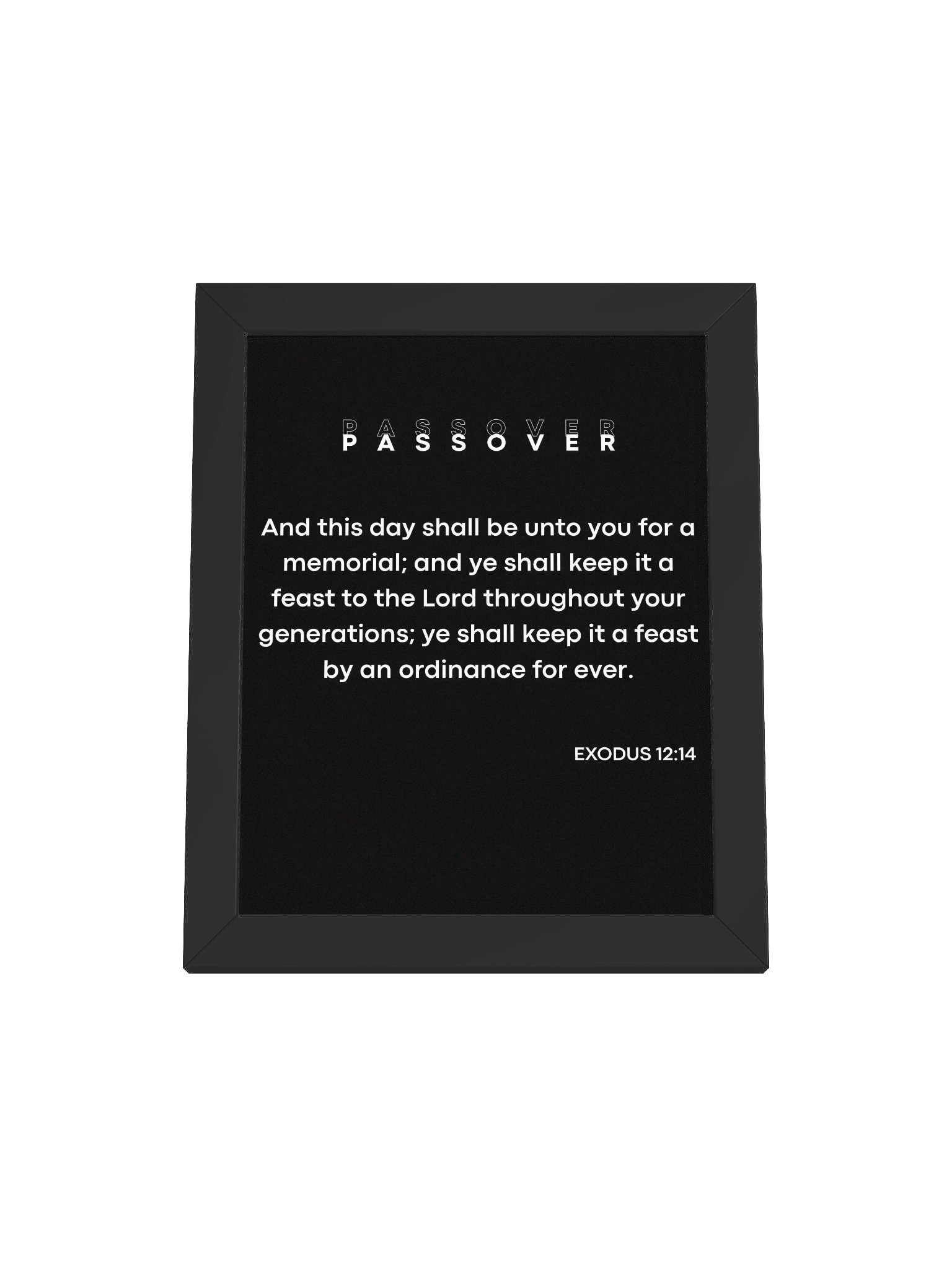 The Great Exodus Wood Framed Poster product image (1)