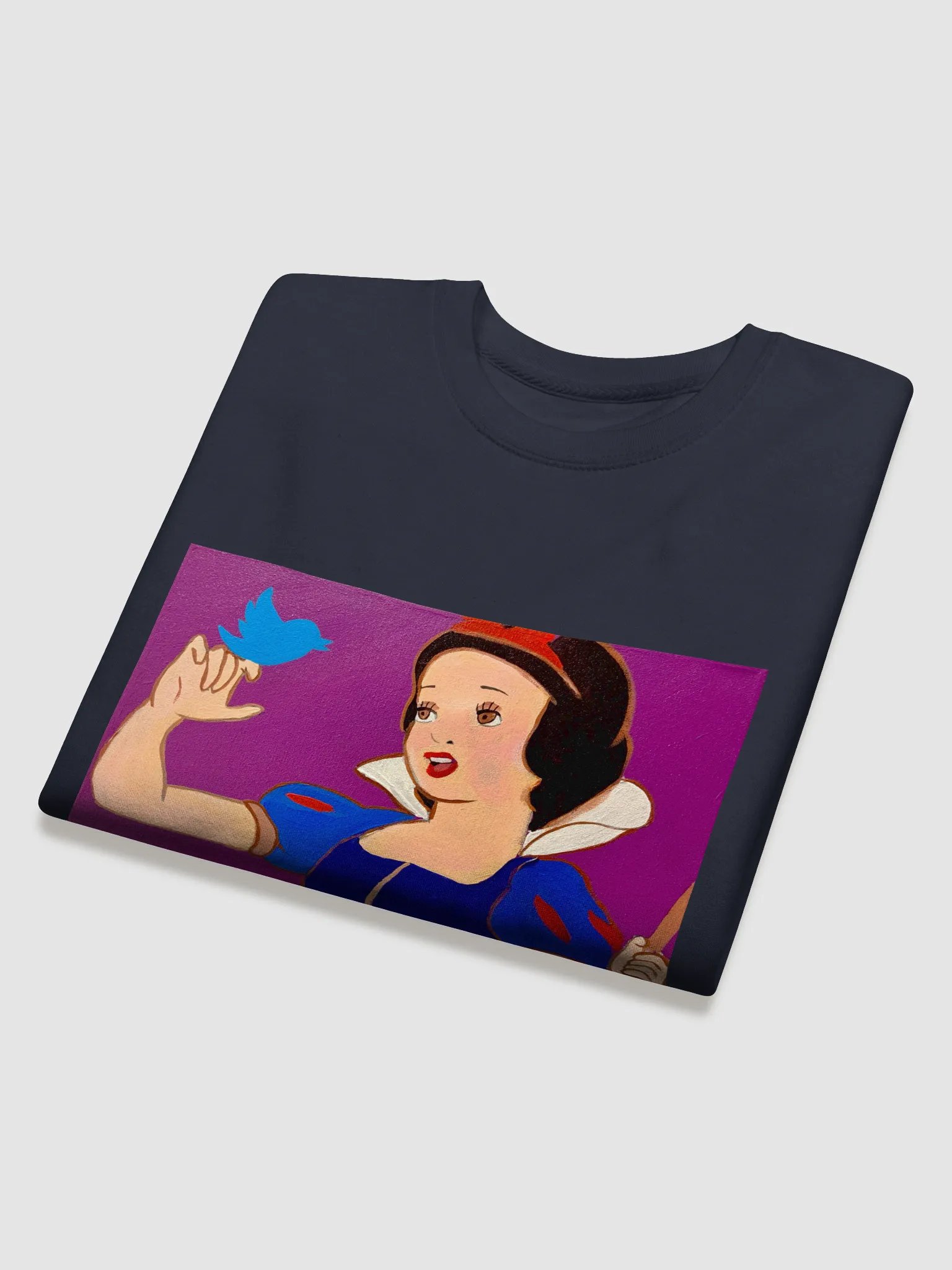 First Princess Singing to Twitter Bird Premium Sweatshirt product image (39)