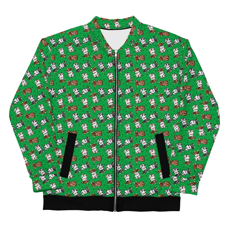 Ditsy Cows Bomber Jacket product image (5)