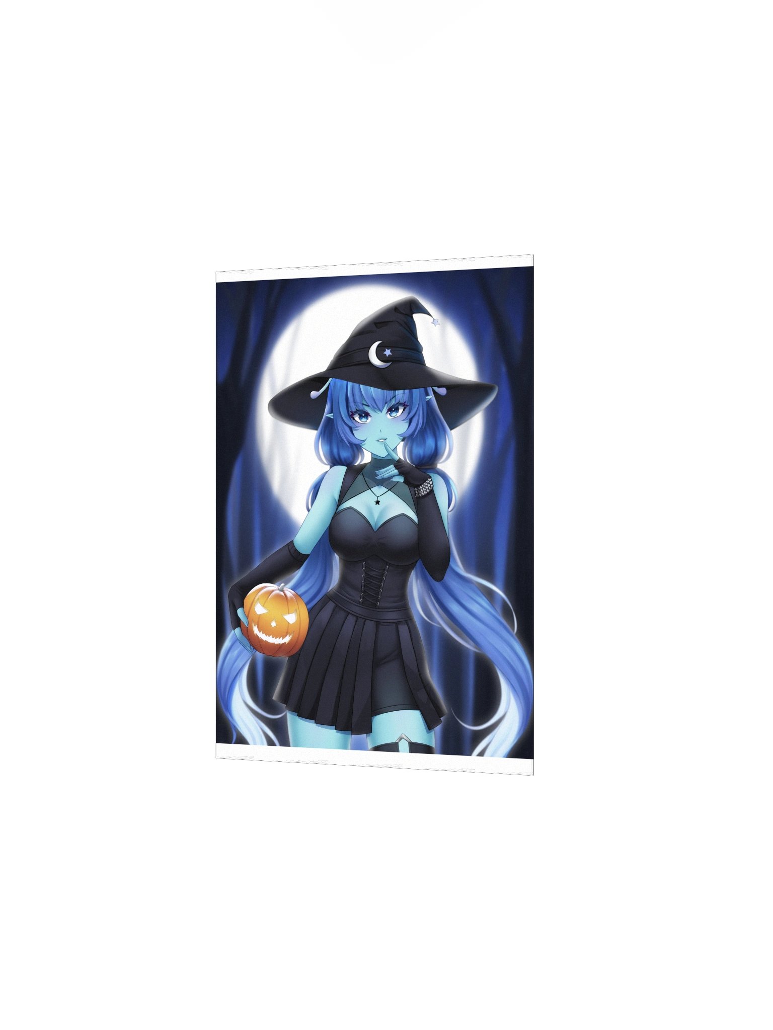 Starry Goth with Pumpkin Posters product image (5)