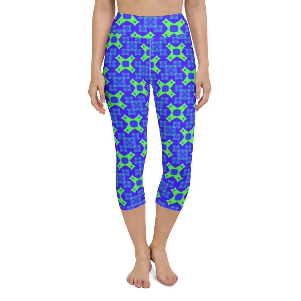 Grid Glamour Capri Leggings product image (11)