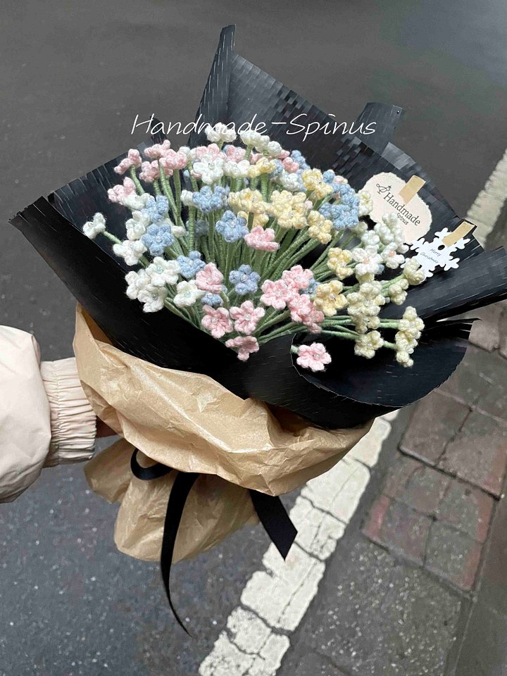 Snowflake Crochet Knit Bouquet product image (2)