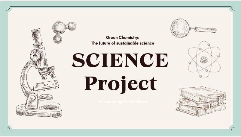 Illustrative Science Project présentation product image (1)