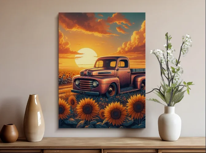 Gold Sunset Harvest Poster product image (1)