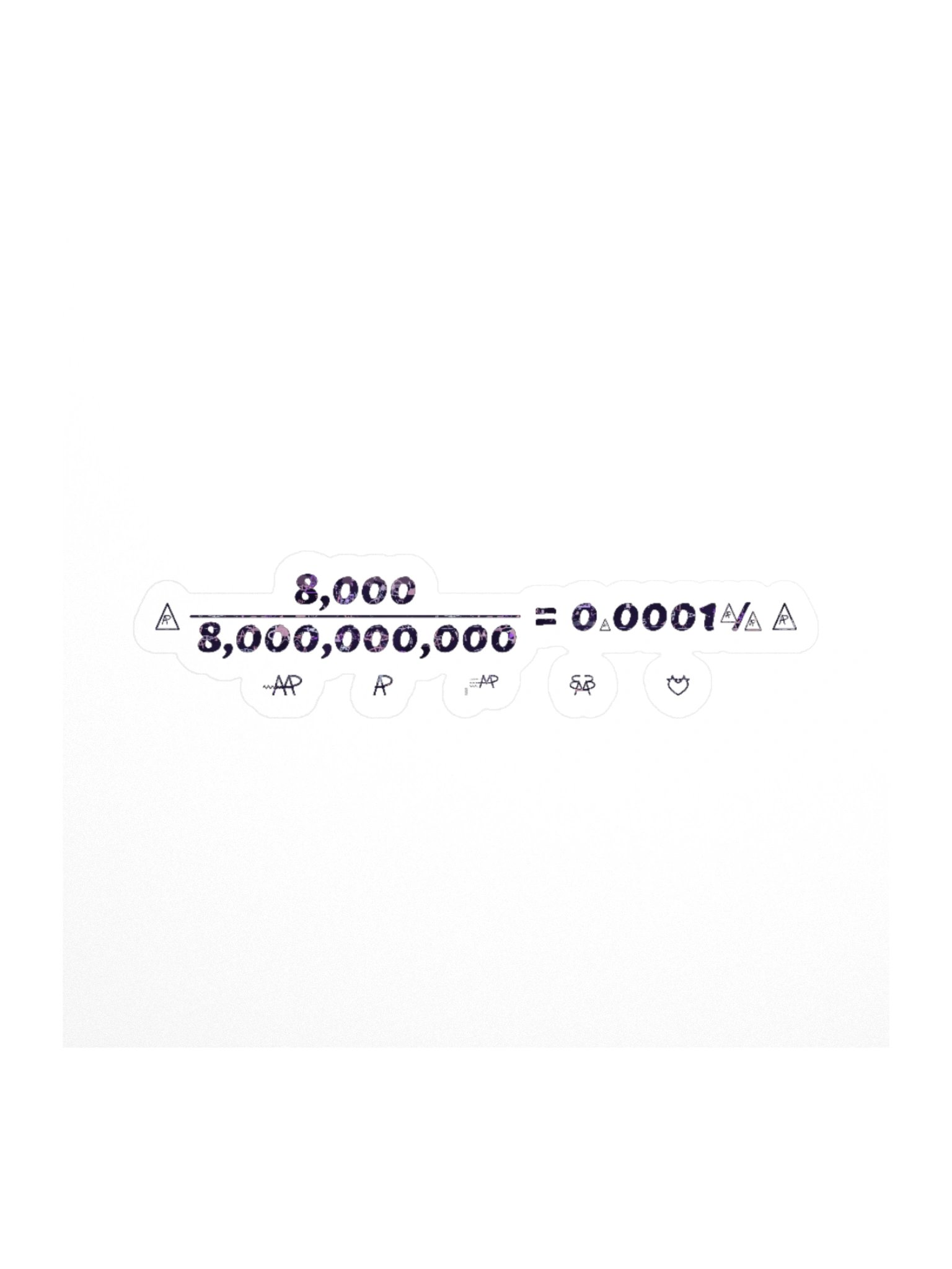 THE EQUATION — Sticker product image (3)