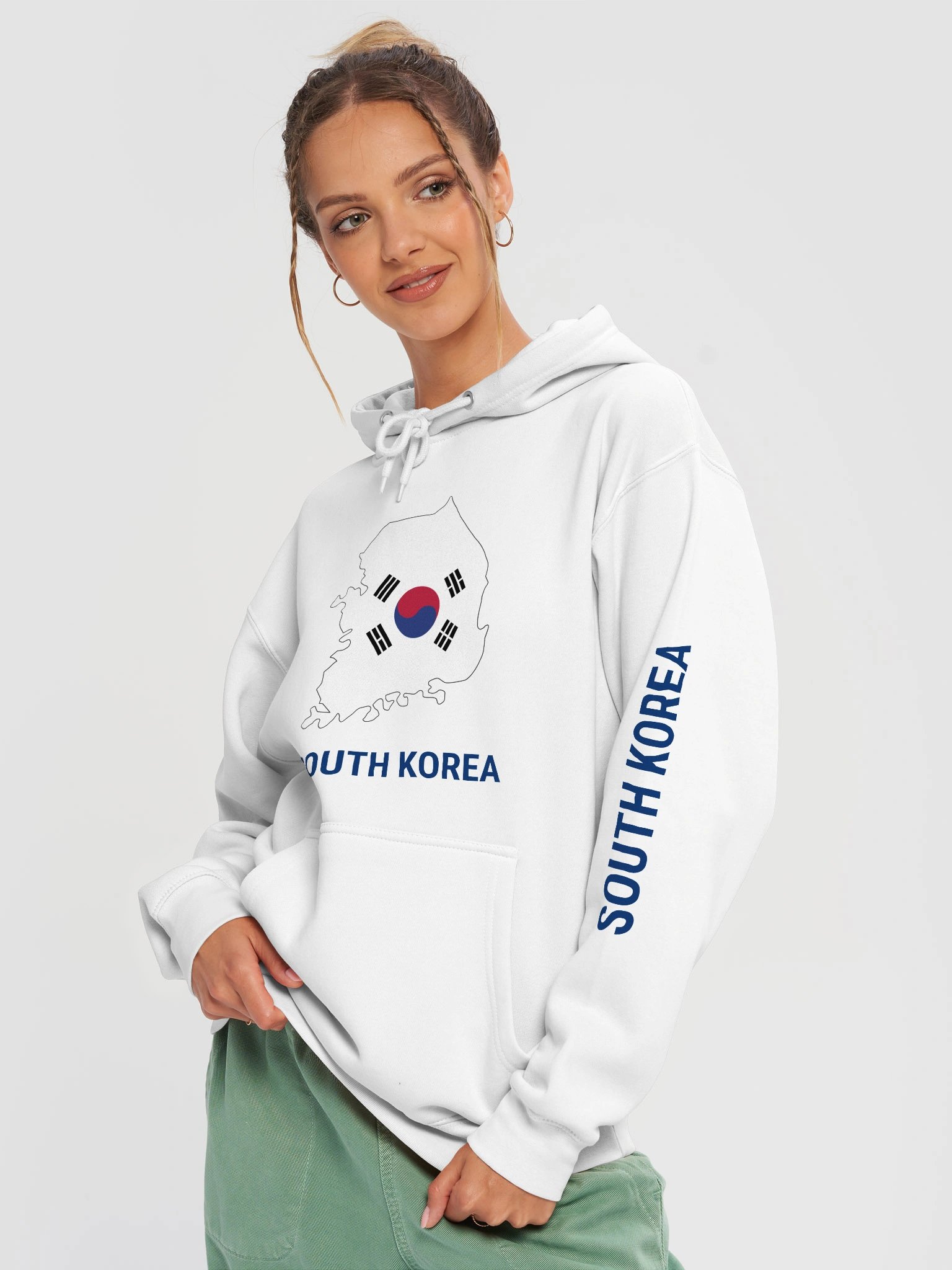 South Korea 2026 World Cup Flag Hoodie - Premium Unisex Hoodie product image (13)