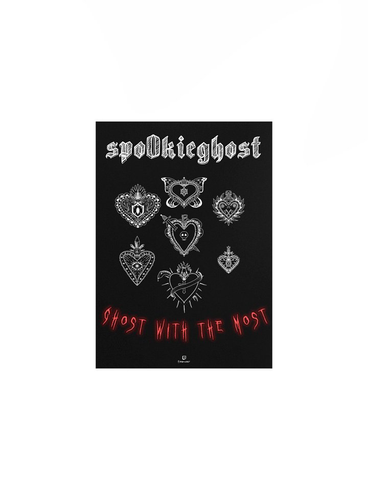 spo0kieghost "SACRED HEARTS" poster product image (2)