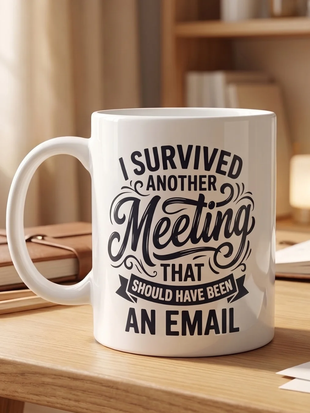 I Survived Another Meeting That Should Have Been an Email Mug – Funny Office Coffee Cup product image (4)