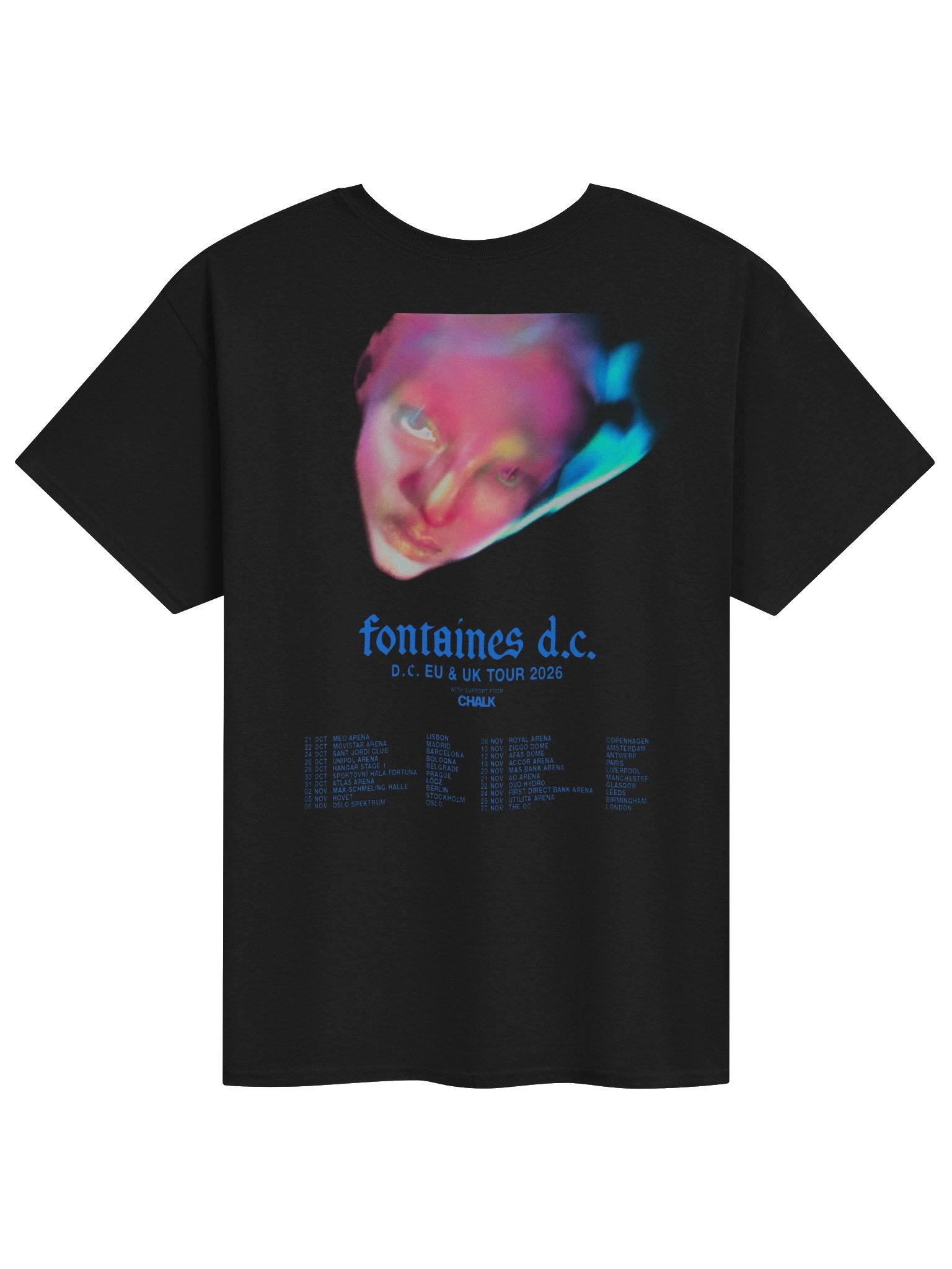Fontaines D.C. Dopamine Chamber EU & UK Tour 2026 T-Shirt product image (2)