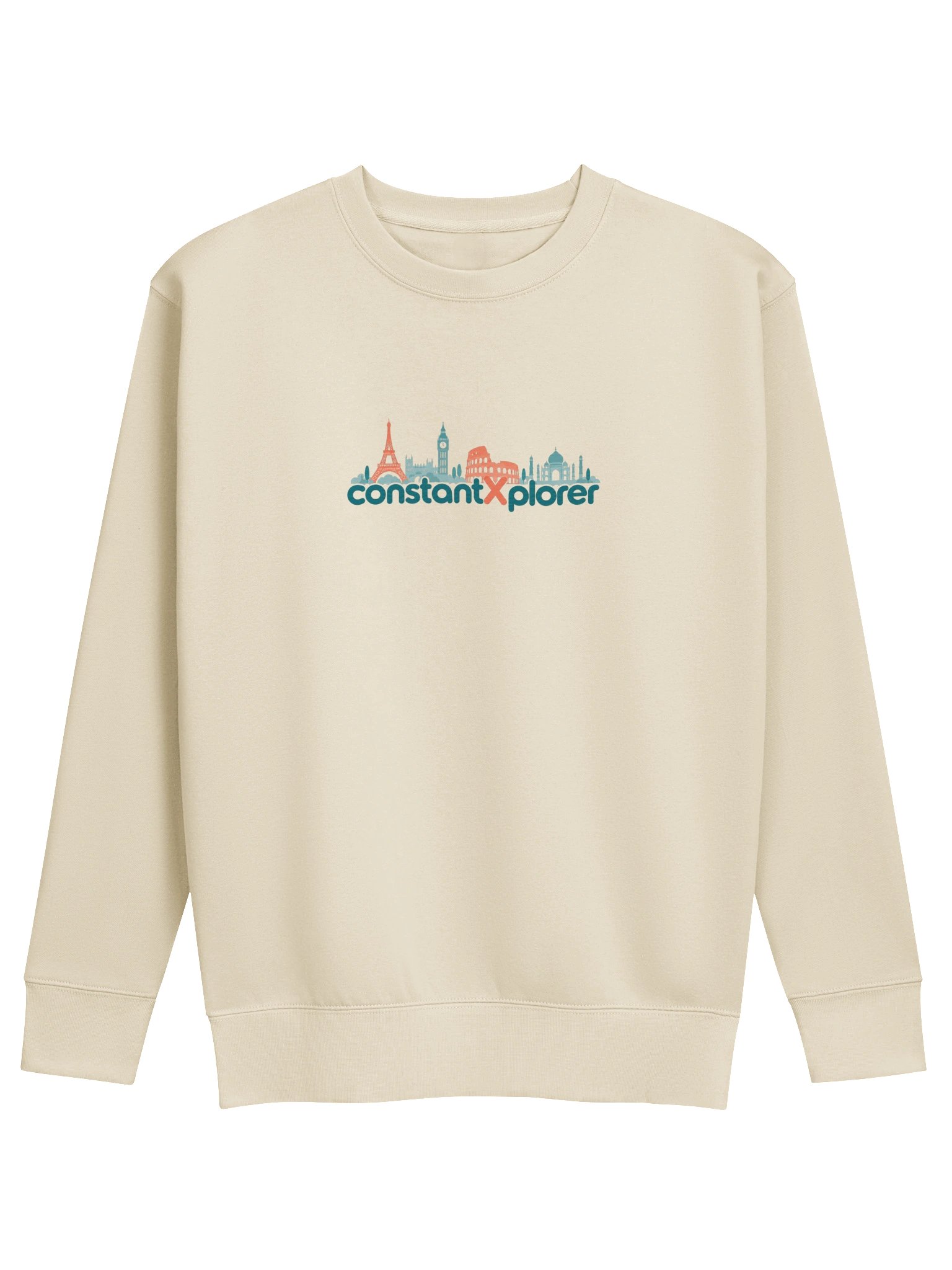 constantXplorer Crewneck Sweatshirt, Bone, Big Skyline product image (1)