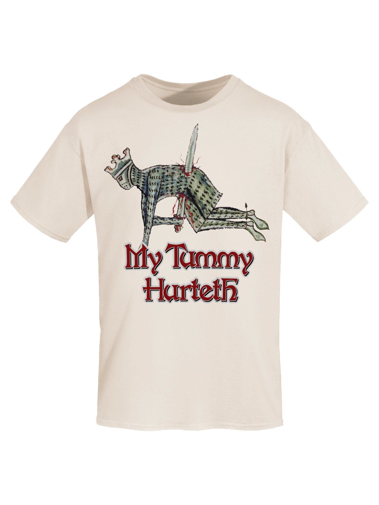 My Tummy Hurteth - Medieval Knight T-shirt product image (85)