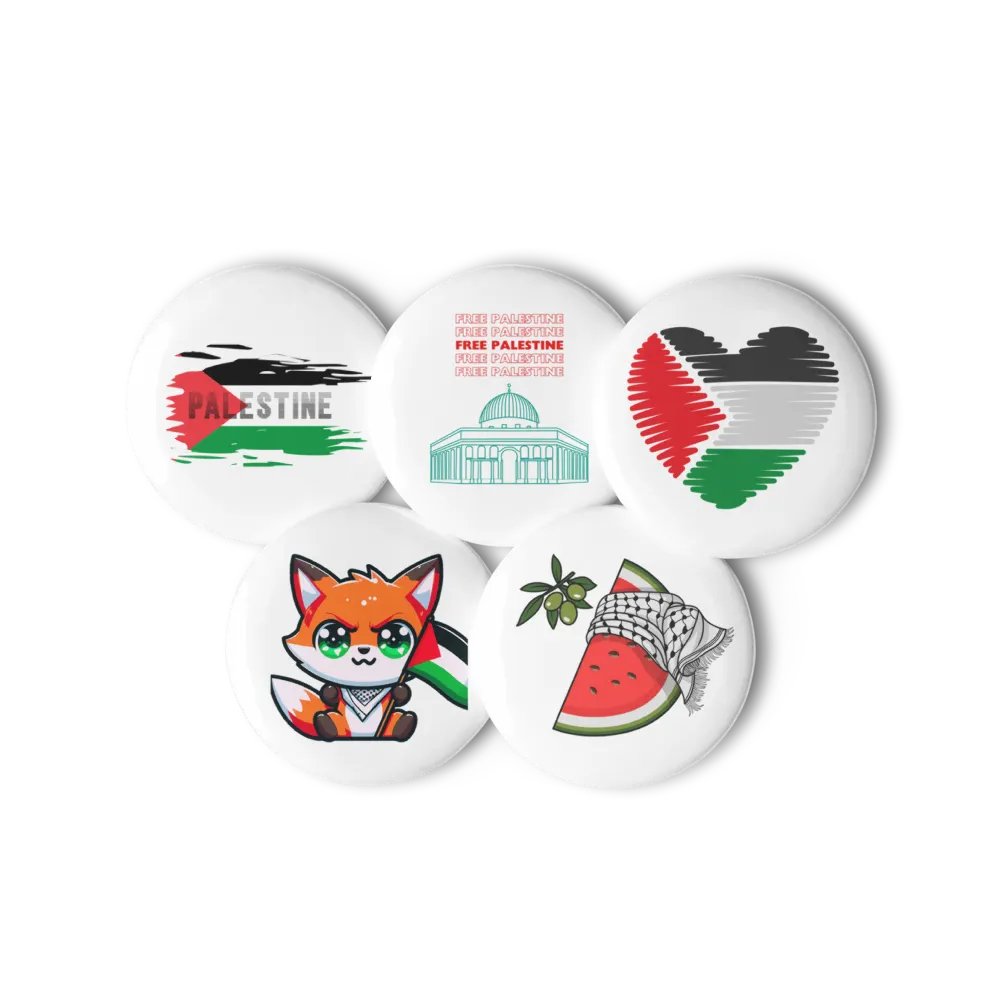 Palestine Pin Button Set product image (11)