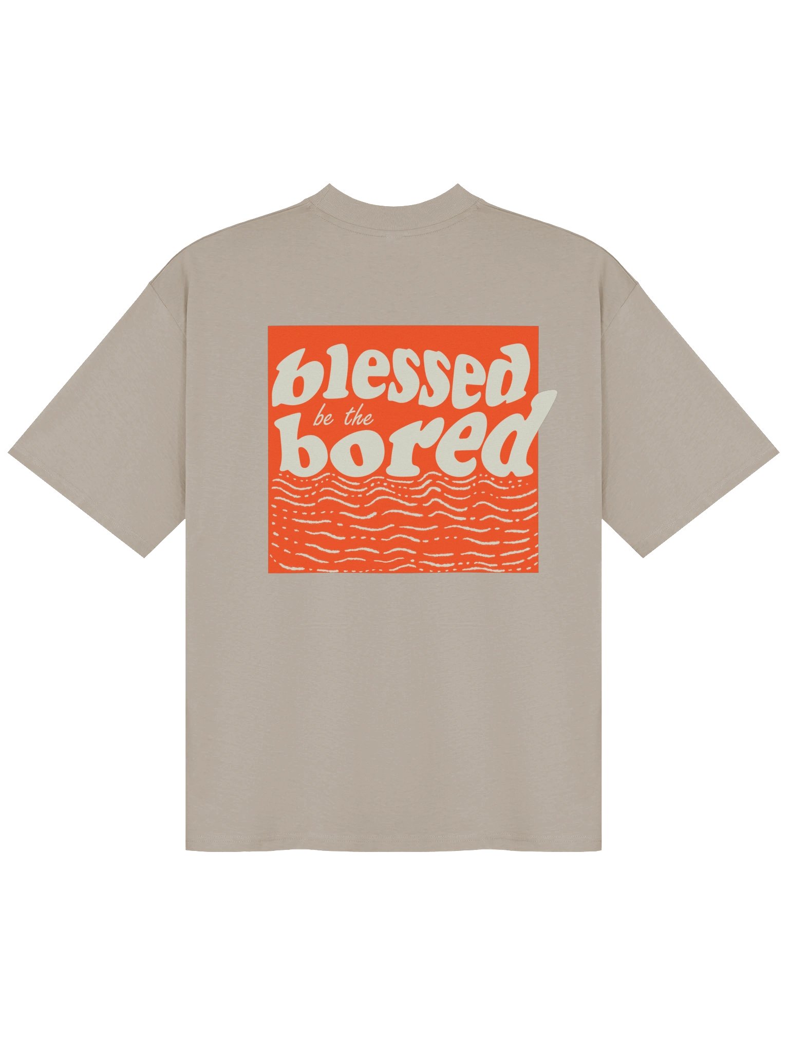 Blessed be the bored Stone Oversized T-Shirt product image (2)