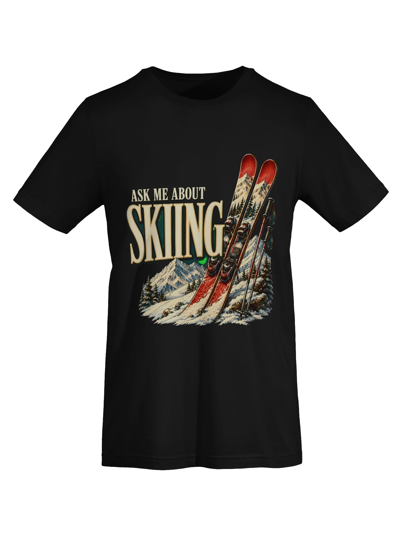 Ask Me About Skiing Tee product image (31)