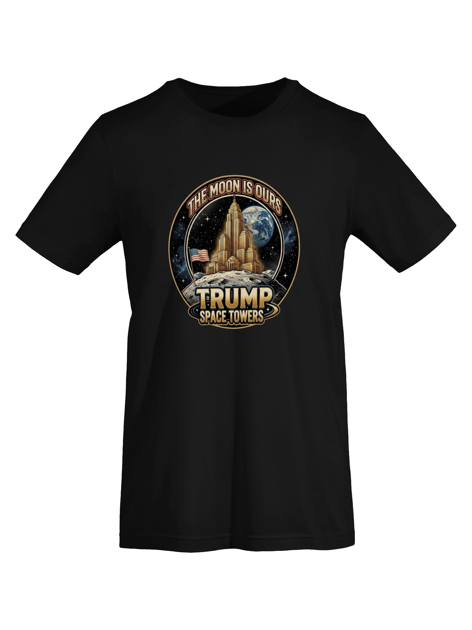 The Moon Is Ours Retro-Style T-Shirt product image (5)