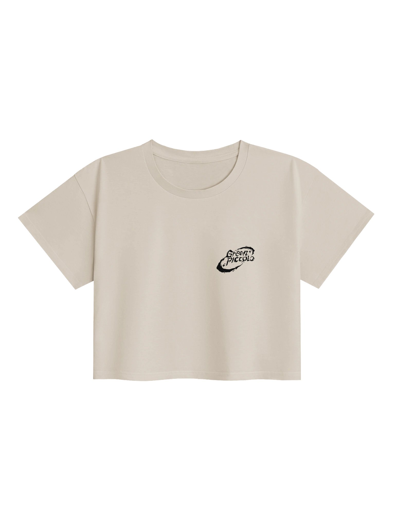 Crop Shirt Women // Cosmic Vibe (Black Logo) product image (1)