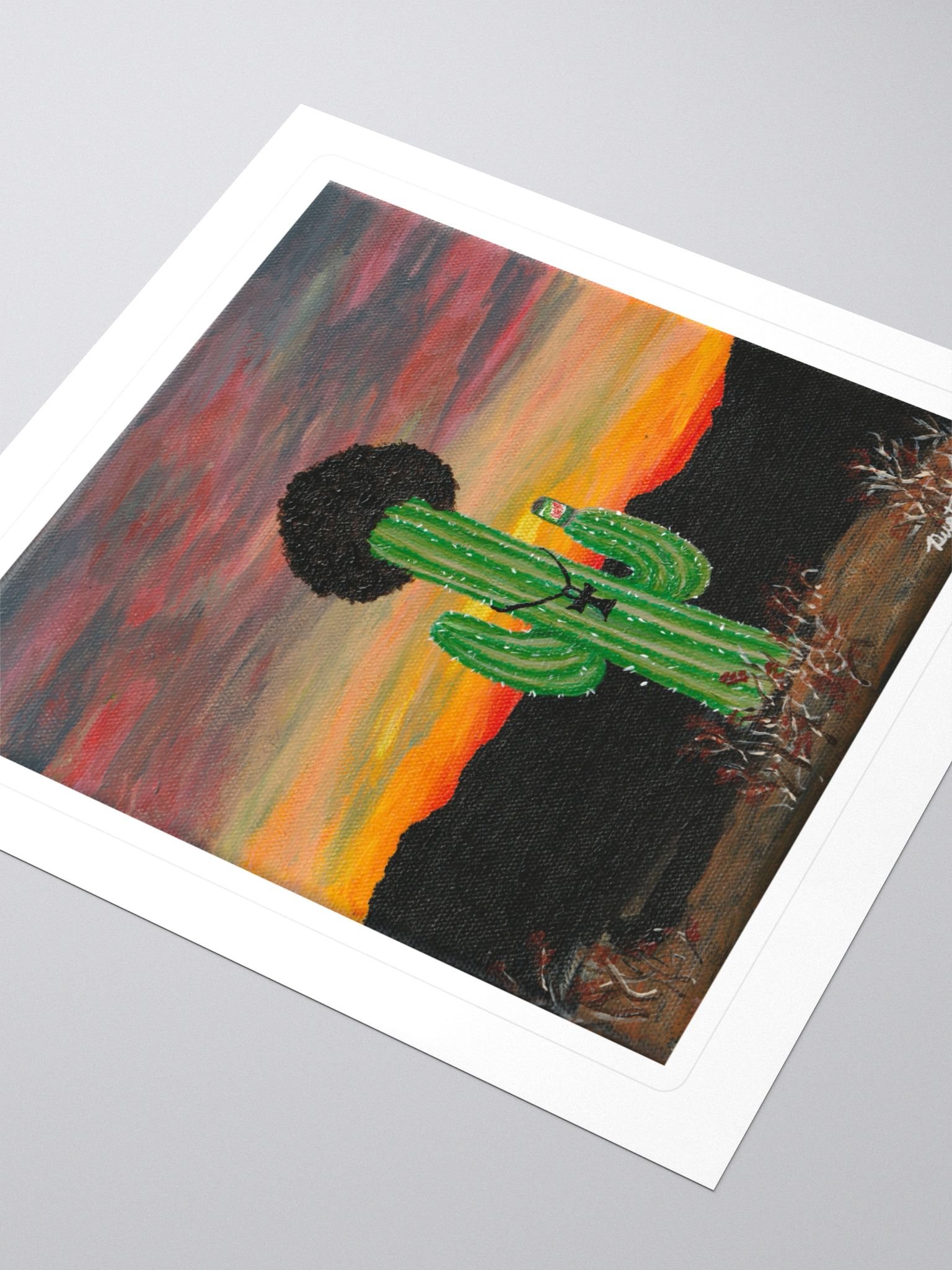 Prick the cactus sticker product image (3)