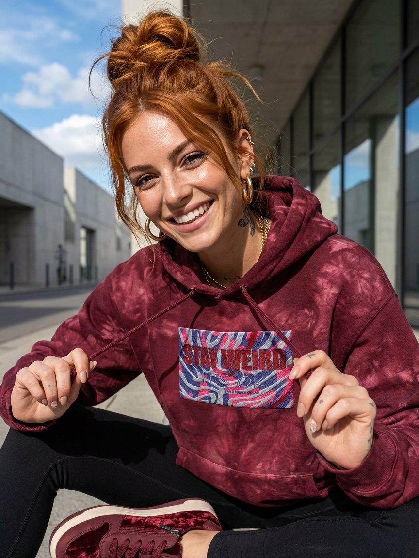 It's Ok HAC +Champion-Embroidered Hoodie product image (1)