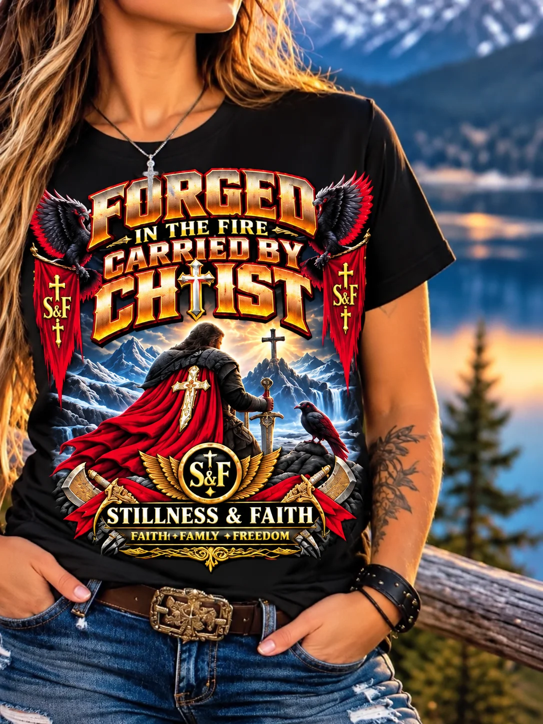 Forged in the Fire, Carried by Christ T-Shirt product image (1)