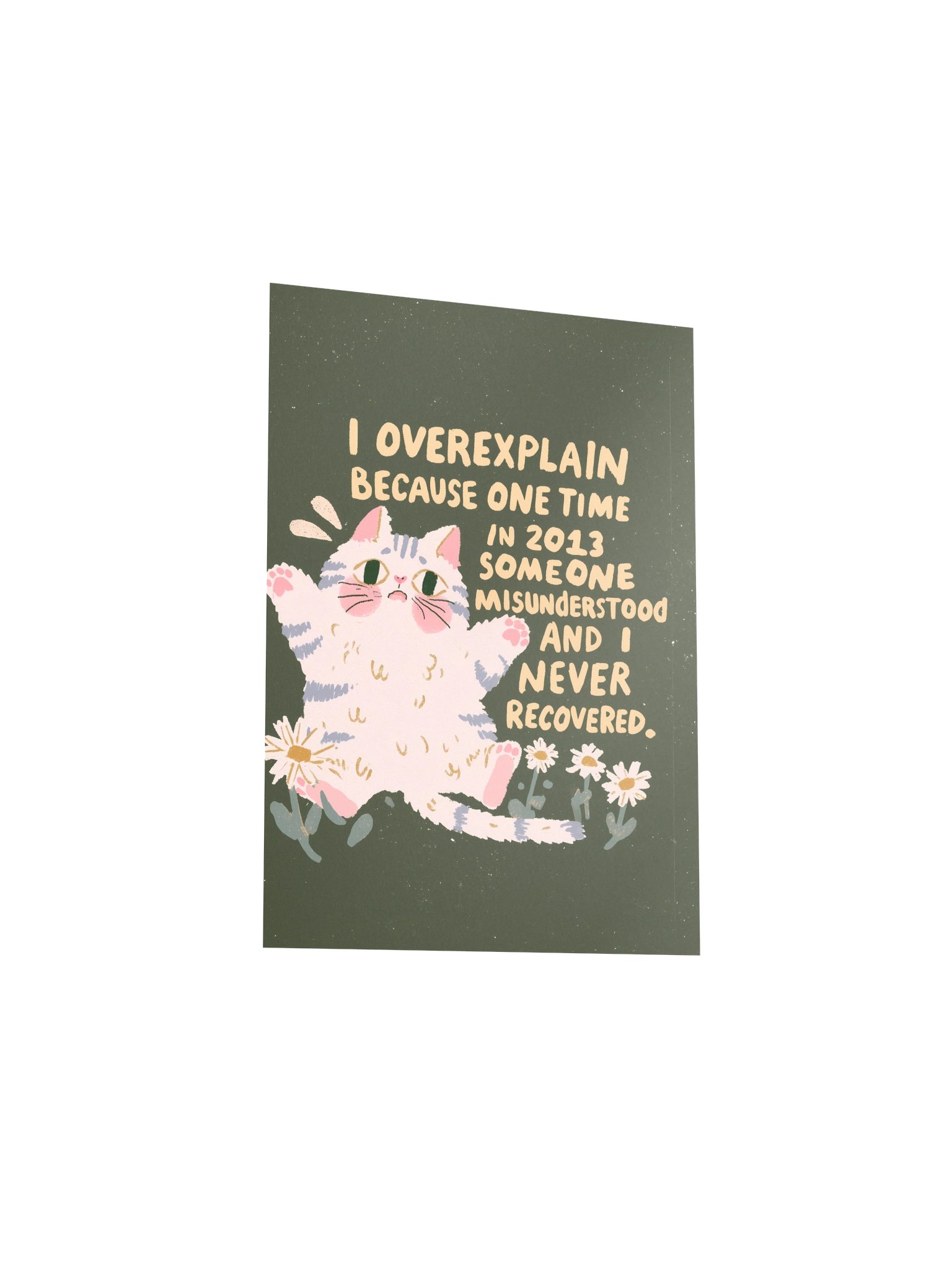 I Overexplain Cat Poster product image (23)