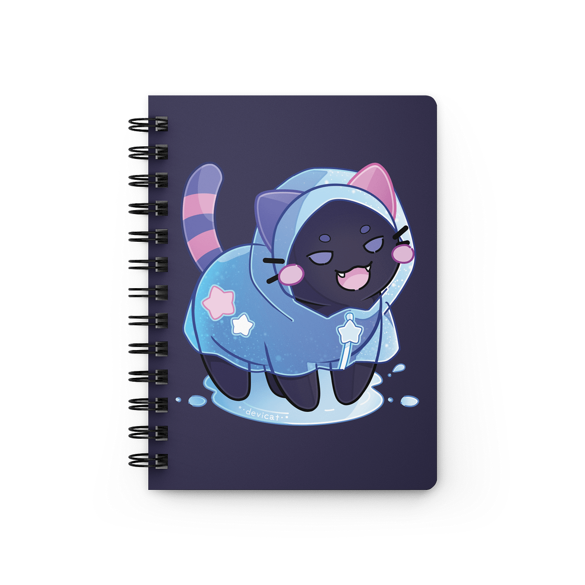 CandiCat Void Cat The Raincoat of Stars 2026 Notebook | devicat