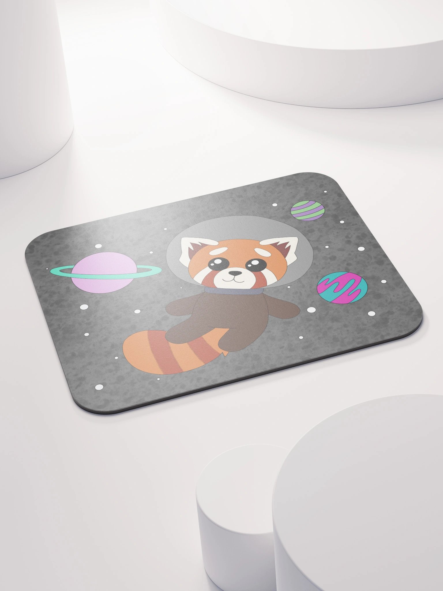 Red Panda Space Mouse Pad product image (4)