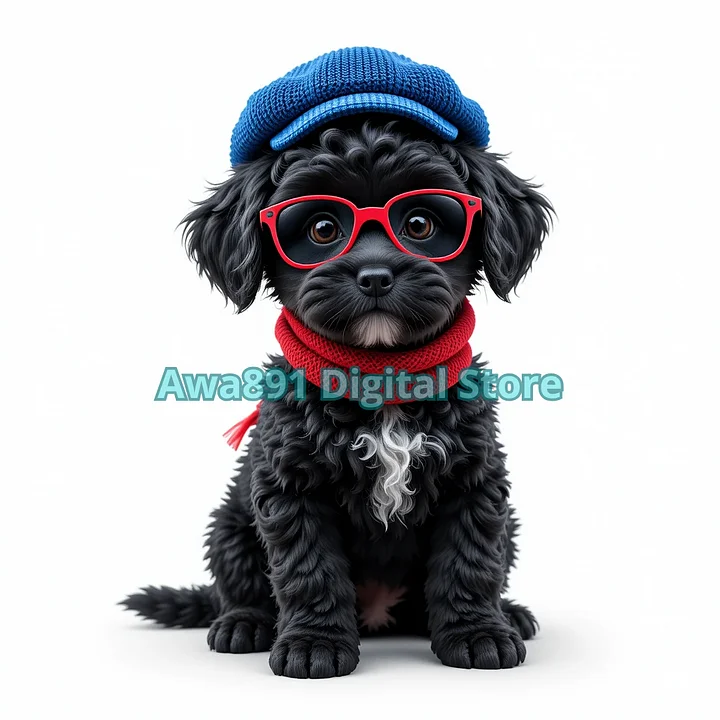 24 Cool, Cute, and Creative High-Quality Dog and Puppy Cliparts! (Digital Download) - Perfect for Cards and Paper Crafts, Clipart Bundle Digital Product product image (1)