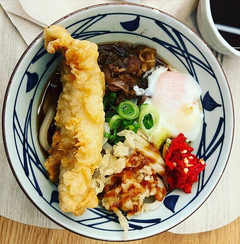 Had the most delicious udon at @marugameuk today in London with @aixoriaa !! So delicious! 😍 #udon #udonnoodles #japanesefood...