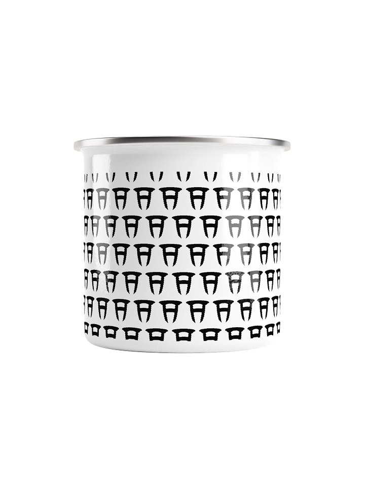 Emblem Pattern Enamel Mug product image (2)