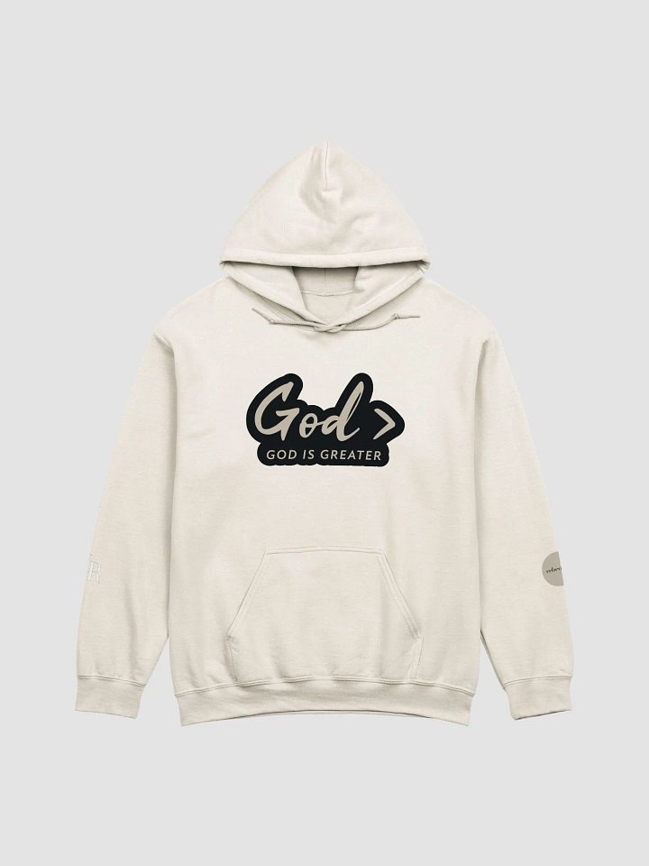 God > HOODIE - (TAN TEXT) product image (4)