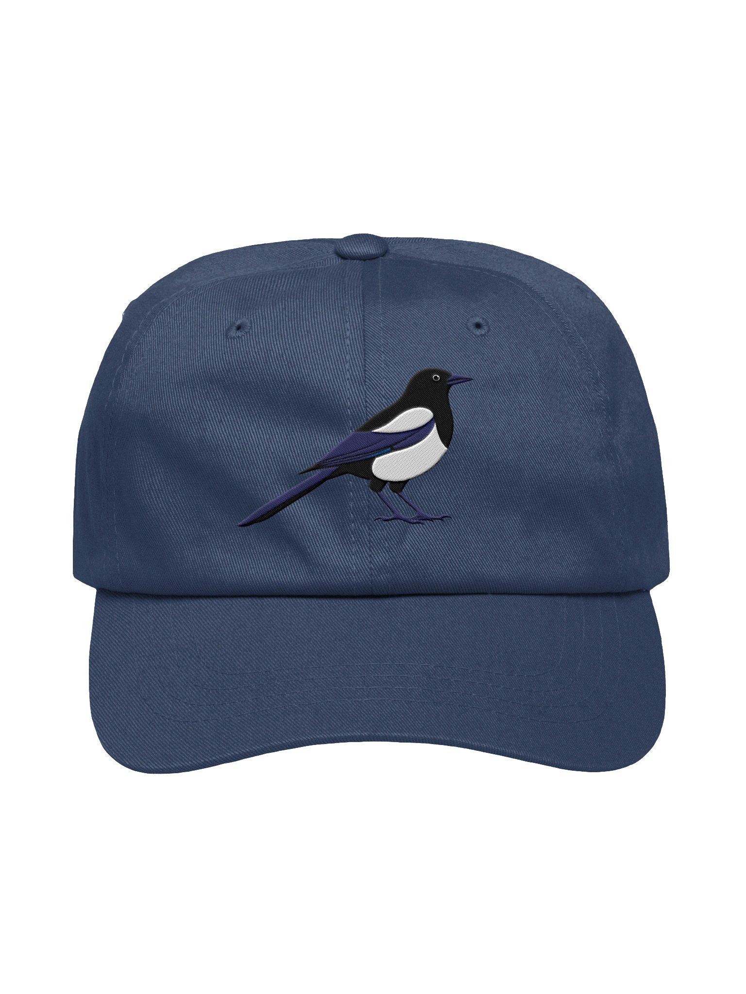 Black Billed Magpie Embroidered Hat product image (1)