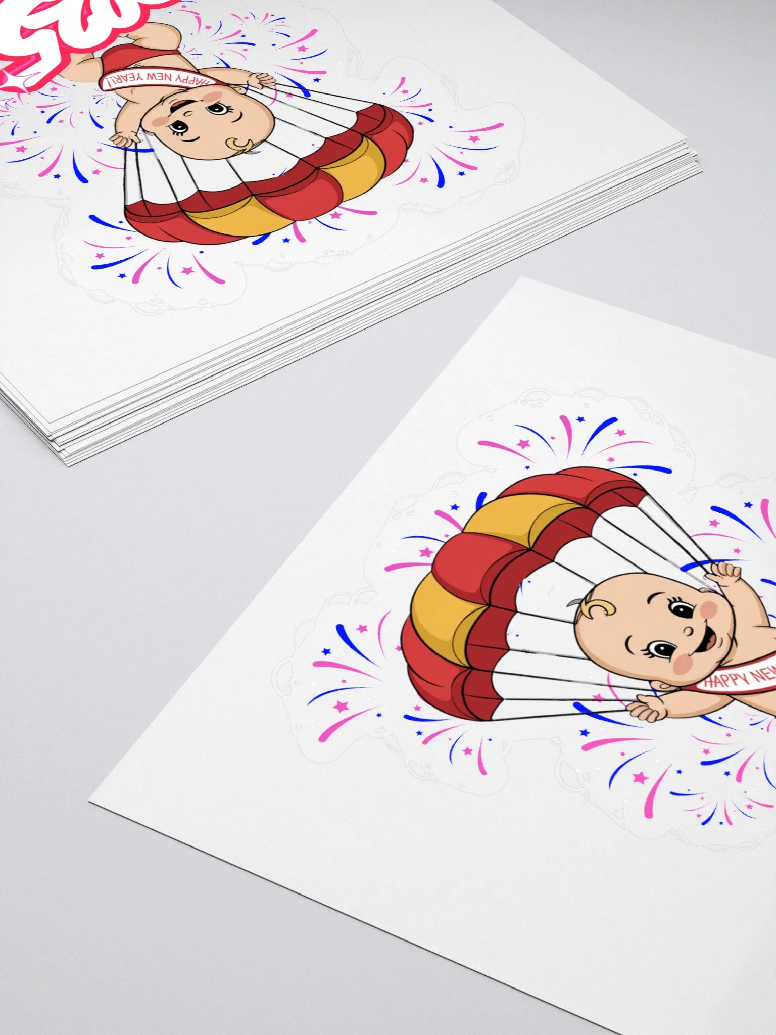 Gliding In 2025 In Style - Baby New Year Sticker product image (4)