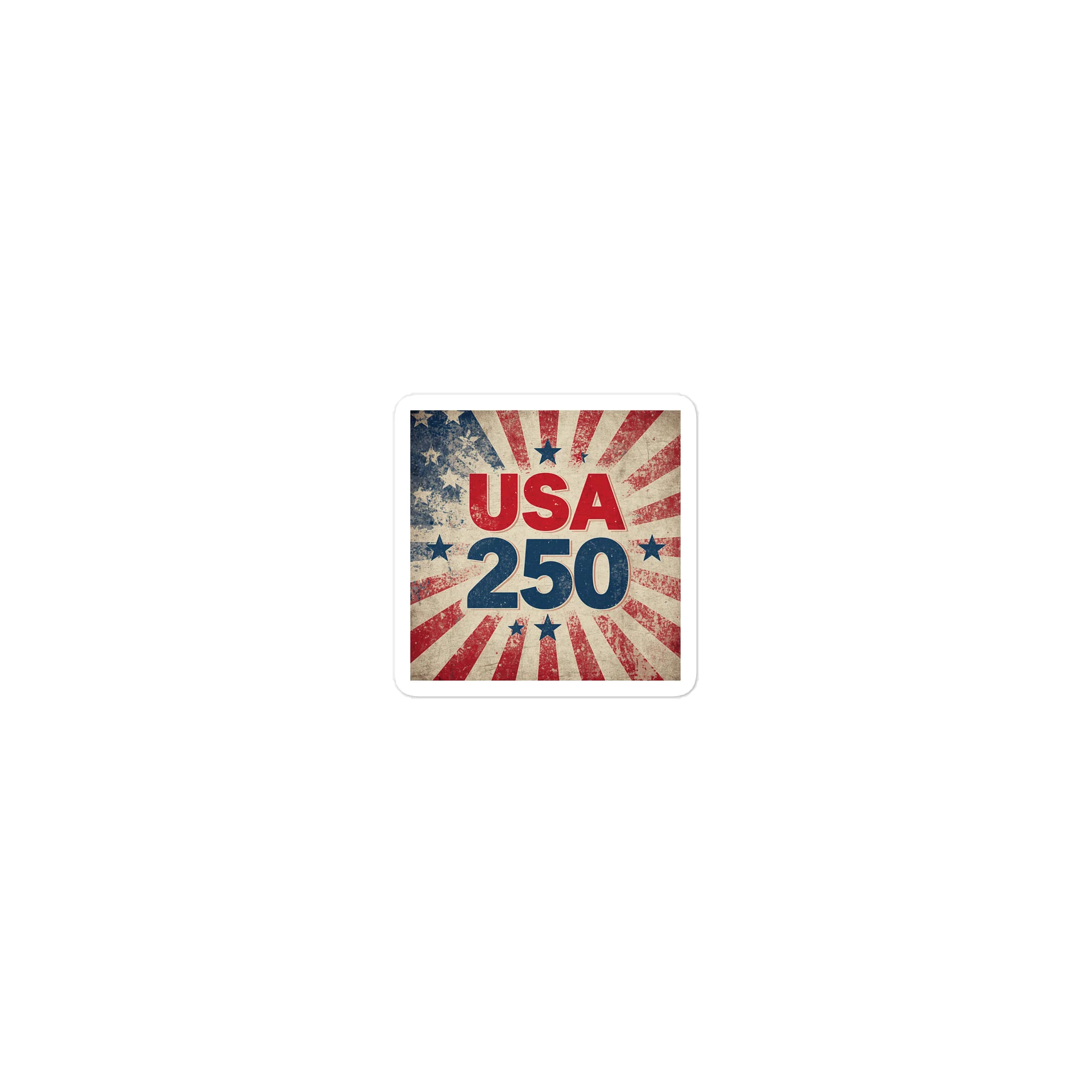 USA 250 Vintage Patriotic Die-Cut Sticker product image (1)