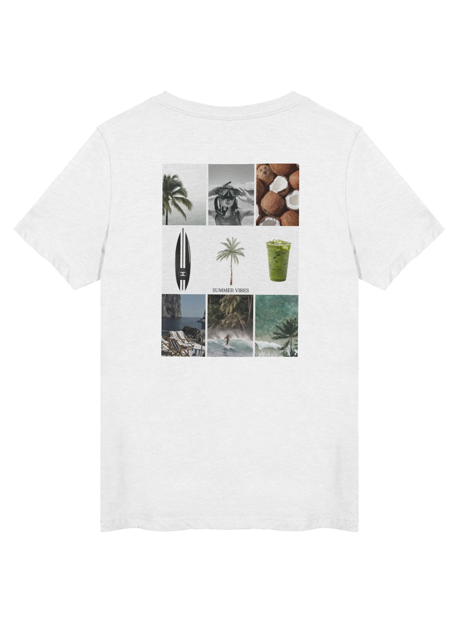 Summer Vibes V-Neck Tee product image (1)
