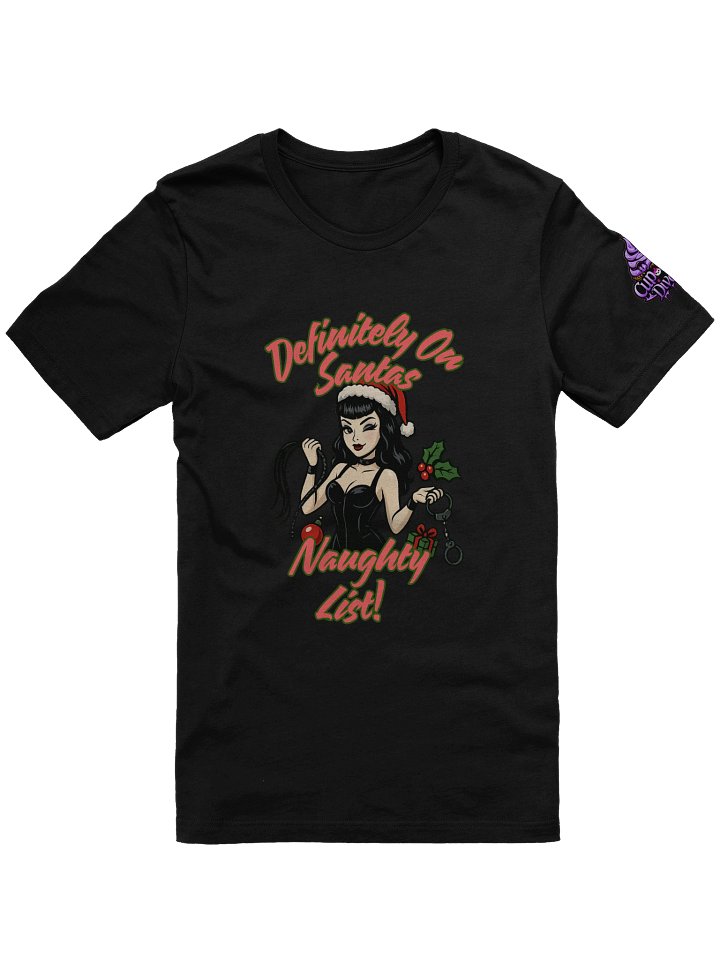 Santas Naughty List cupcake tee product image (1)