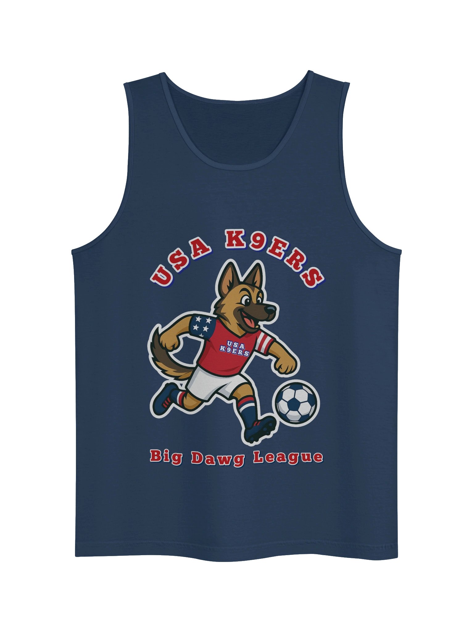 USA K9ERS German Shepherd Soccer Tank product image (7)